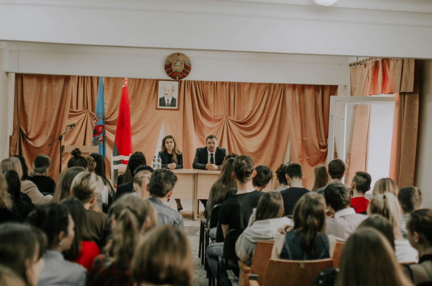 Встреча обучающихся колледжа с заместителем главы администрации Партизанского района г.Минска Павлом Владимировичем Караневичем